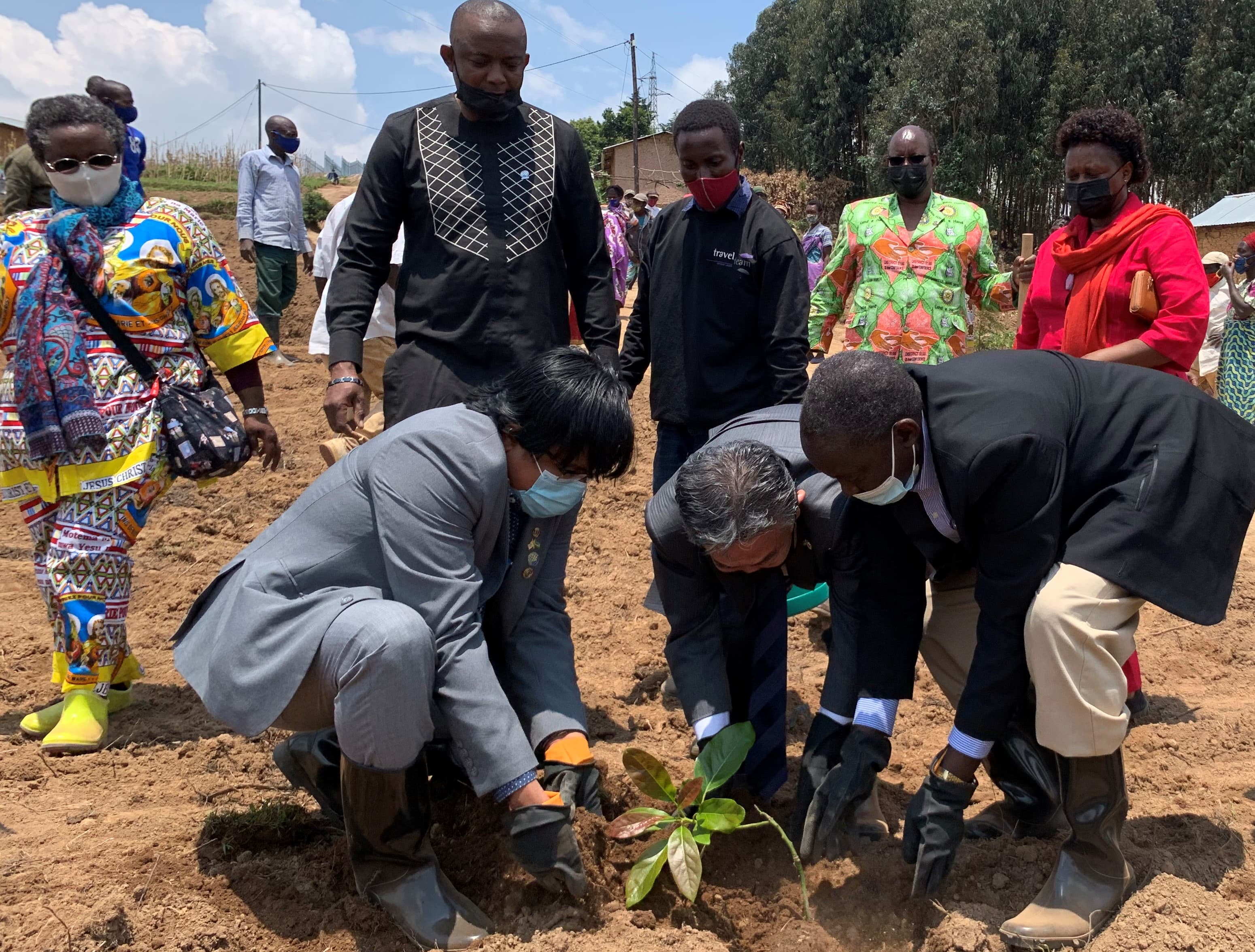 ISPRM project with Rotary club of Kigali Virunga and Hobara Rotary club